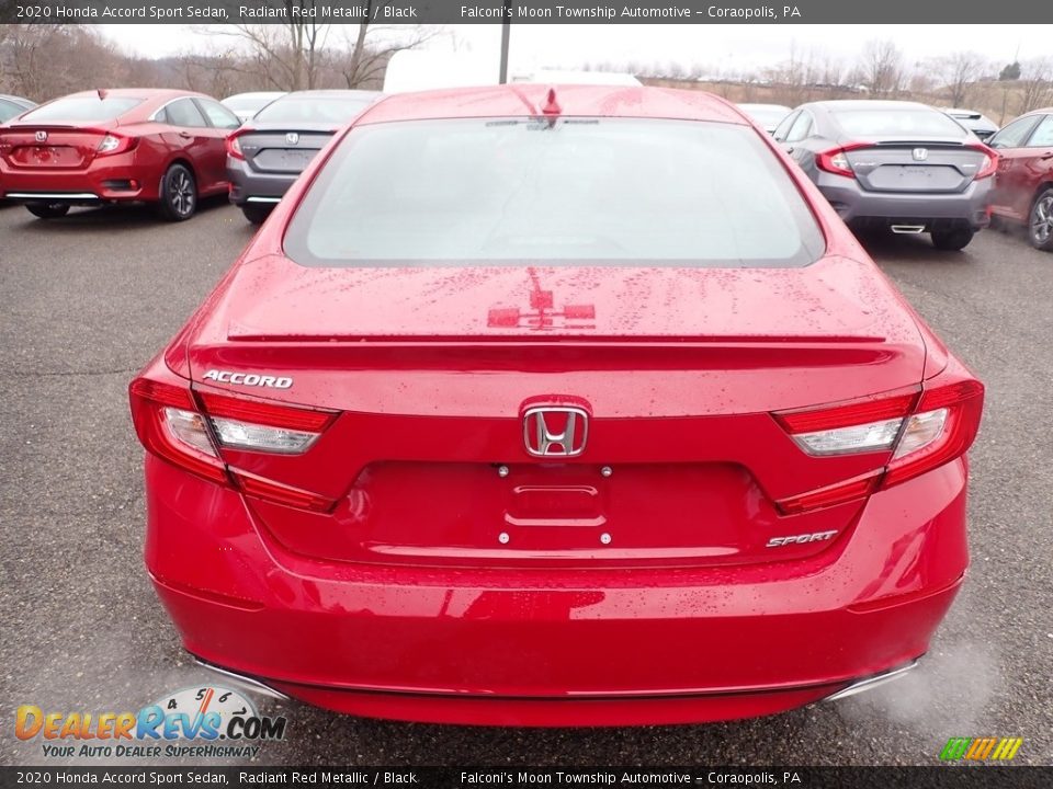 2020 Honda Accord Sport Sedan Radiant Red Metallic / Black Photo #3