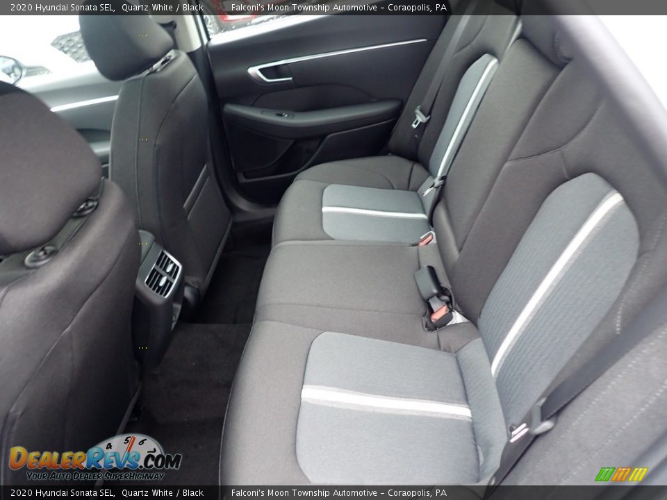 2020 Hyundai Sonata SEL Quartz White / Black Photo #8