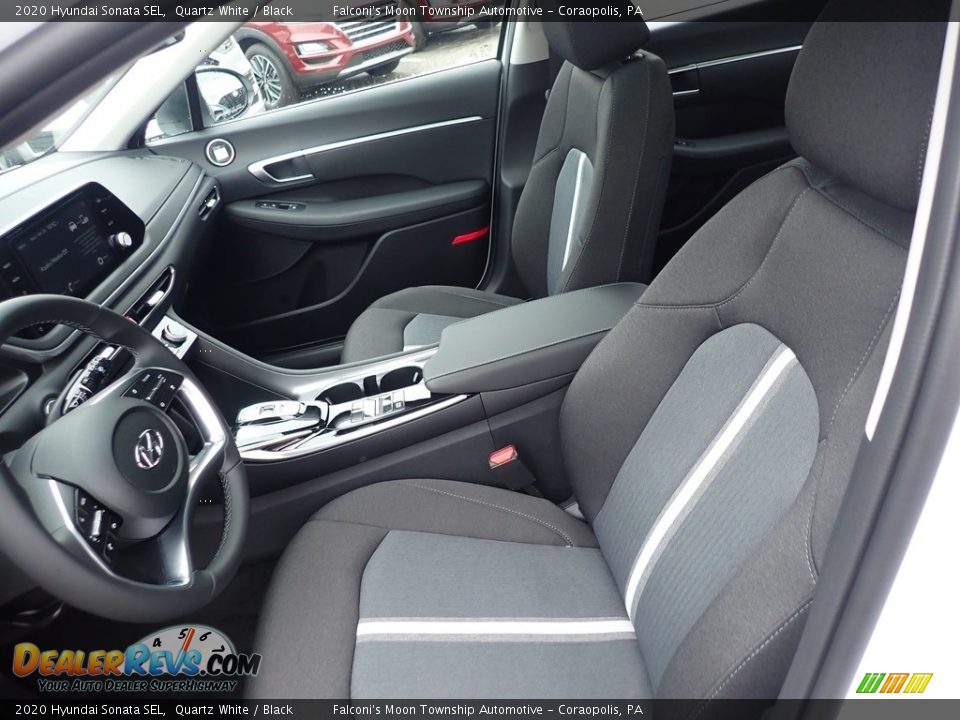2020 Hyundai Sonata SEL Quartz White / Black Photo #10