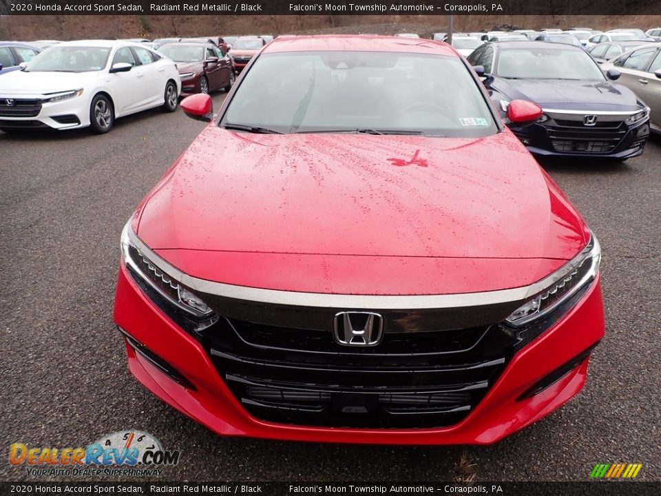 2020 Honda Accord Sport Sedan Radiant Red Metallic / Black Photo #7