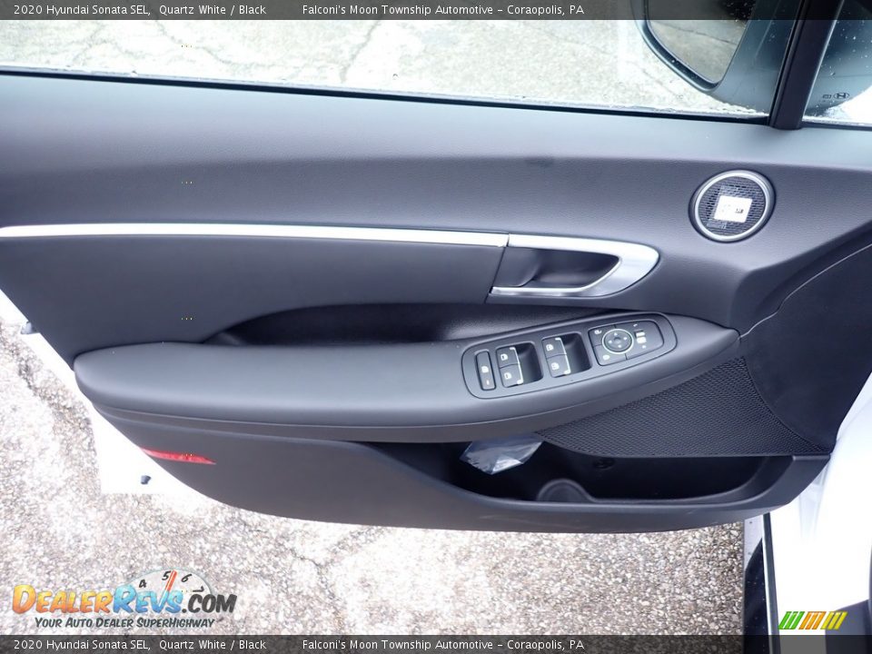 2020 Hyundai Sonata SEL Quartz White / Black Photo #11
