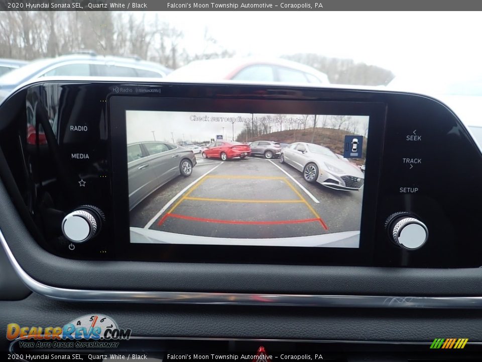 2020 Hyundai Sonata SEL Quartz White / Black Photo #15