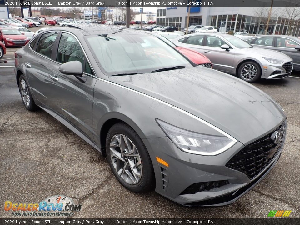 2020 Hyundai Sonata SEL Hampton Gray / Dark Gray Photo #3