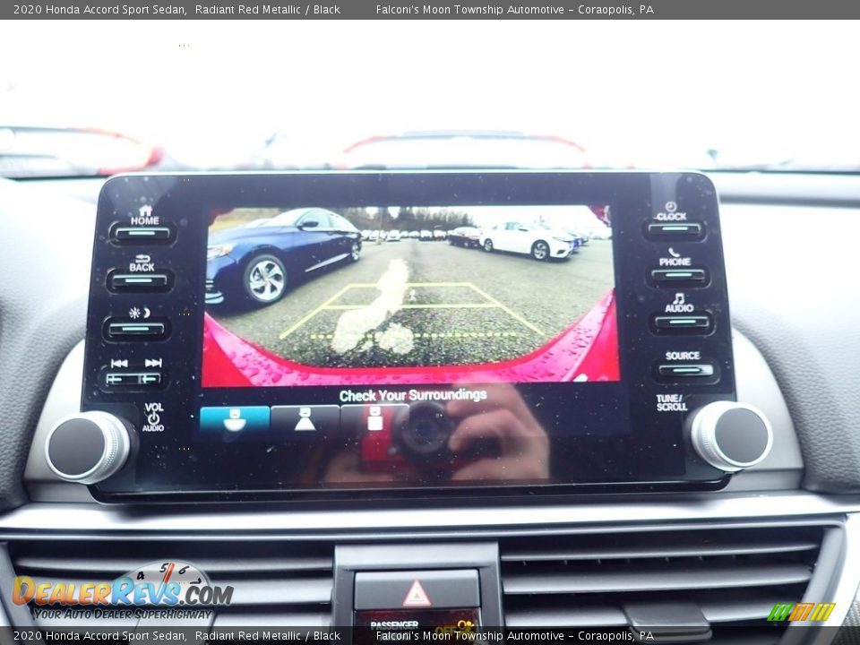 2020 Honda Accord Sport Sedan Radiant Red Metallic / Black Photo #16