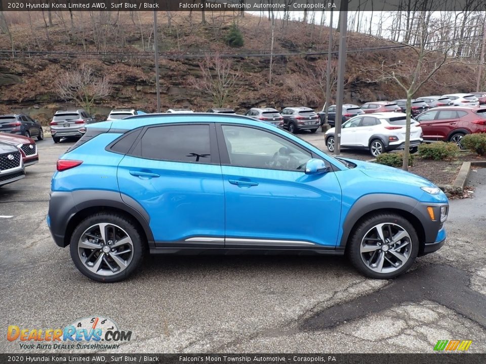Surf Blue 2020 Hyundai Kona Limited AWD Photo #1