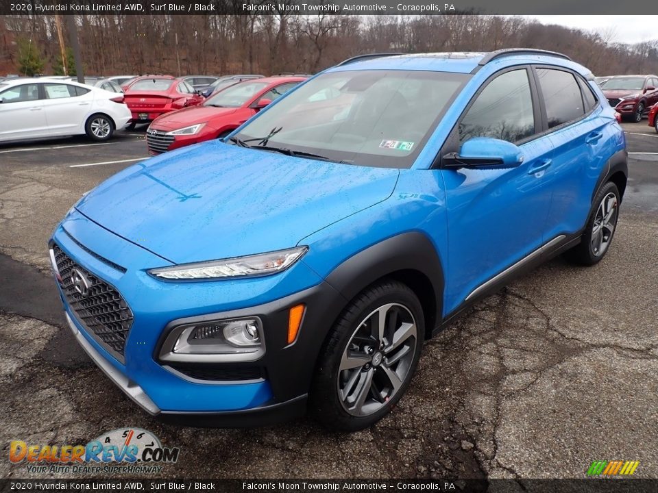 Surf Blue 2020 Hyundai Kona Limited AWD Photo #5