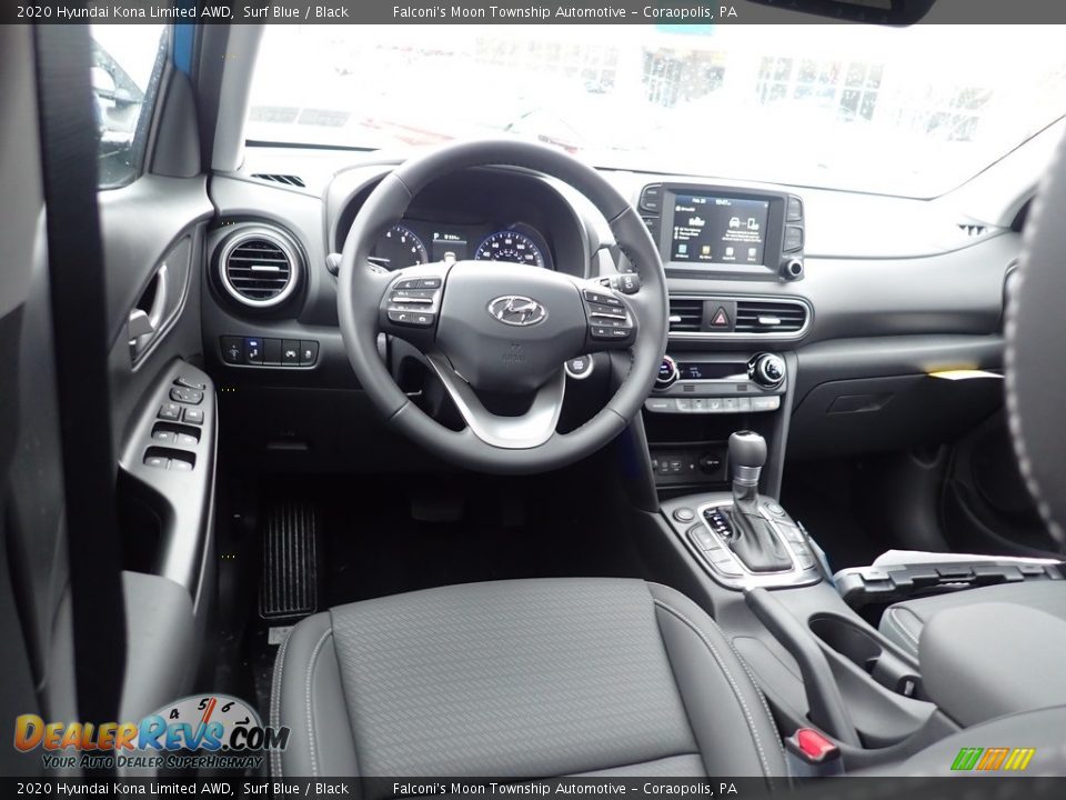 2020 Hyundai Kona Limited AWD Surf Blue / Black Photo #9