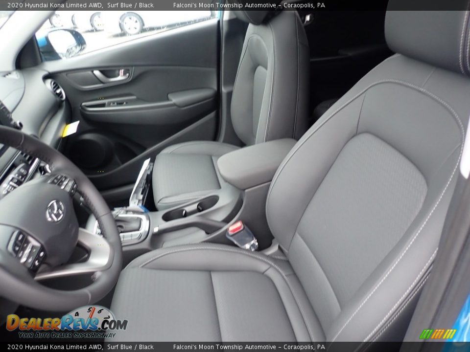 2020 Hyundai Kona Limited AWD Surf Blue / Black Photo #10