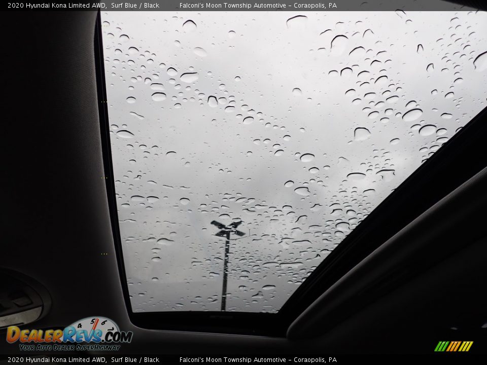 2020 Hyundai Kona Limited AWD Surf Blue / Black Photo #13