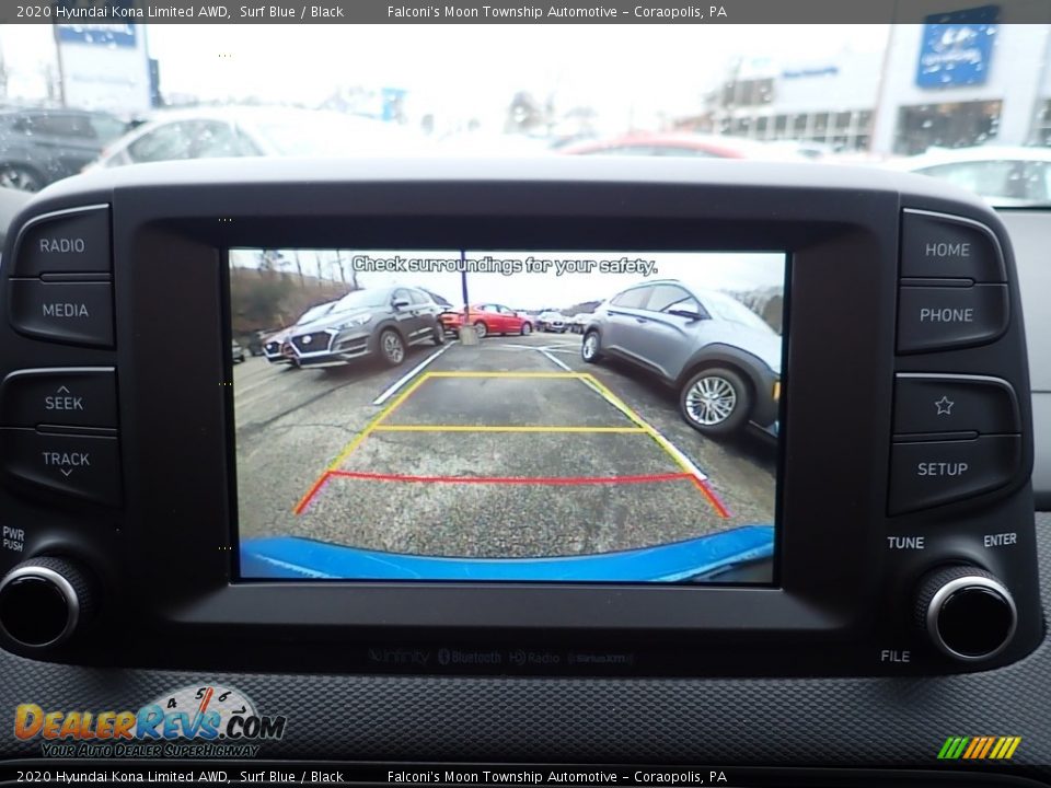 2020 Hyundai Kona Limited AWD Surf Blue / Black Photo #15