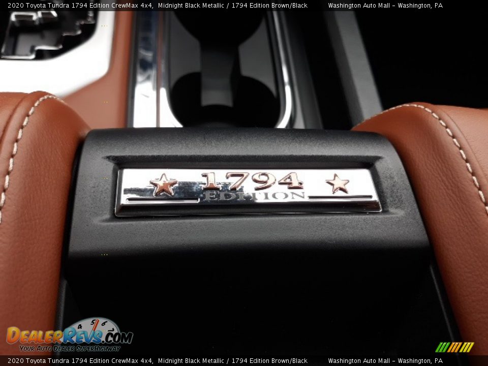 2020 Toyota Tundra 1794 Edition CrewMax 4x4 Midnight Black Metallic / 1794 Edition Brown/Black Photo #20