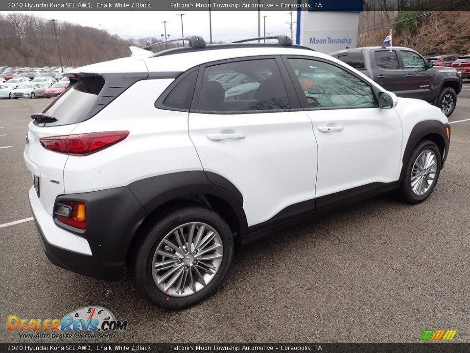 2020 Hyundai Kona SEL AWD Chalk White / Black Photo #2