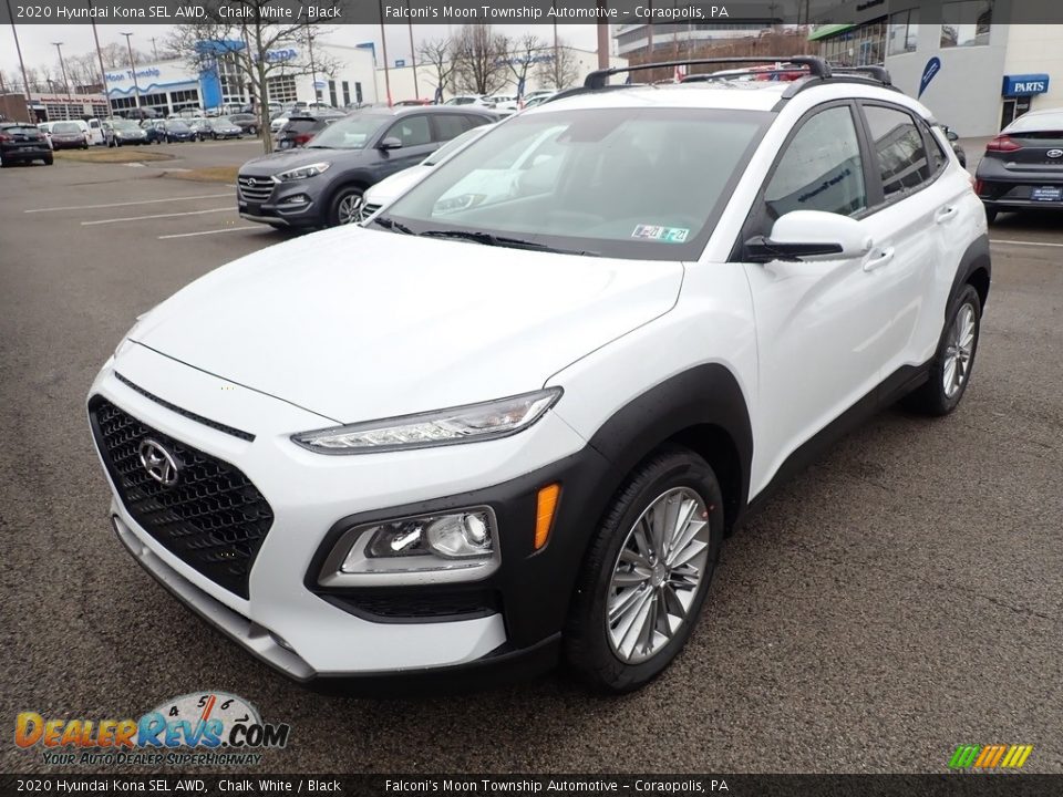 2020 Hyundai Kona SEL AWD Chalk White / Black Photo #5