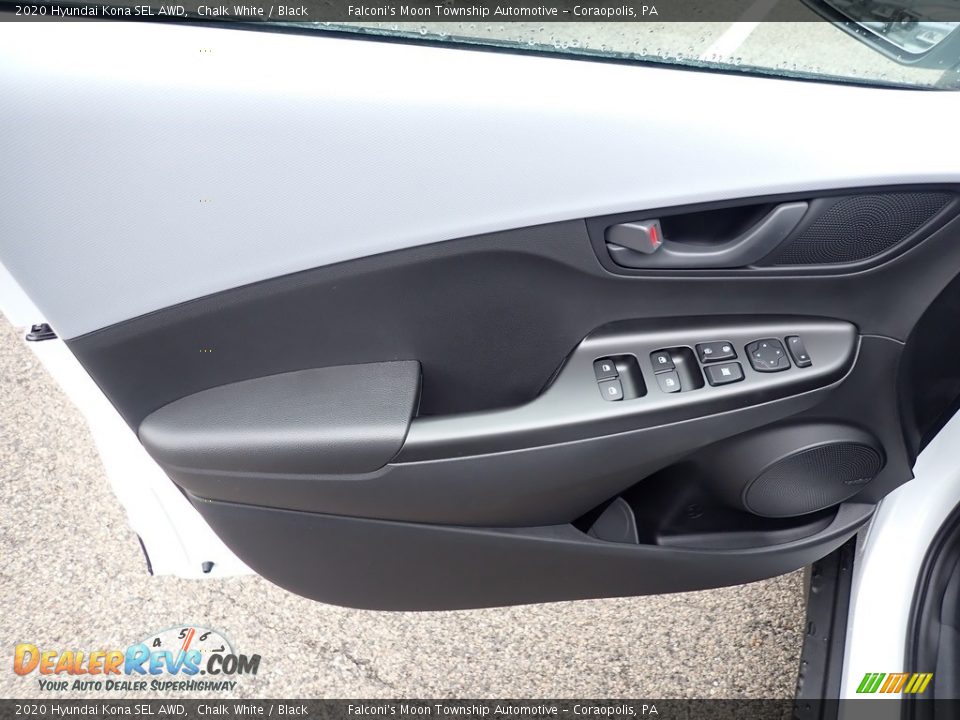 2020 Hyundai Kona SEL AWD Chalk White / Black Photo #10