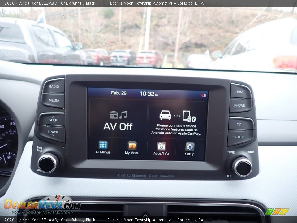 2020 Hyundai Kona SEL AWD Chalk White / Black Photo #13