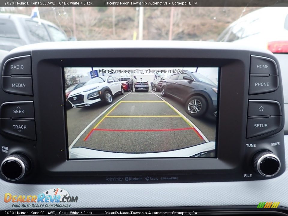 2020 Hyundai Kona SEL AWD Chalk White / Black Photo #14