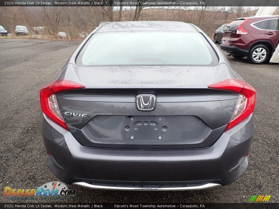 2020 Honda Civic LX Sedan Modern Steel Metallic / Black Photo #3