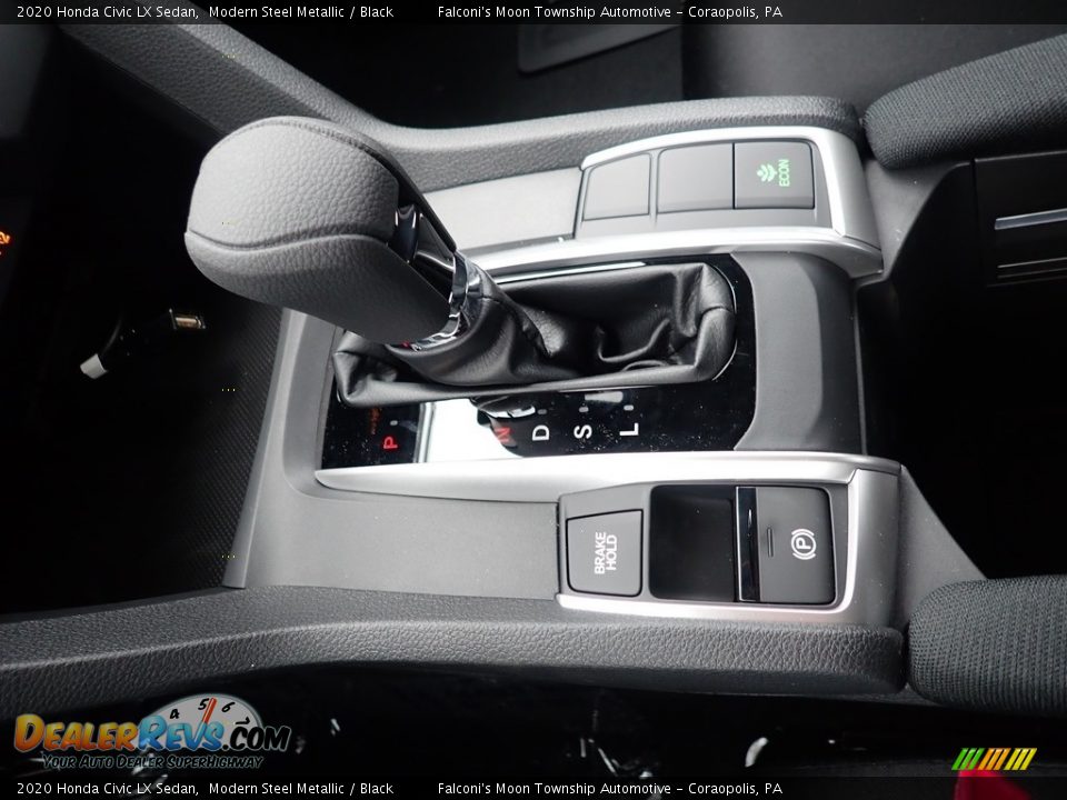 2020 Honda Civic LX Sedan Modern Steel Metallic / Black Photo #15