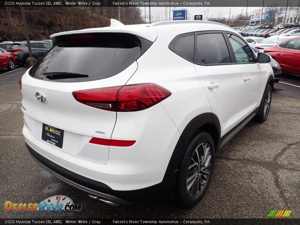 2020 Hyundai Tucson SEL AWD Winter White / Gray Photo #2