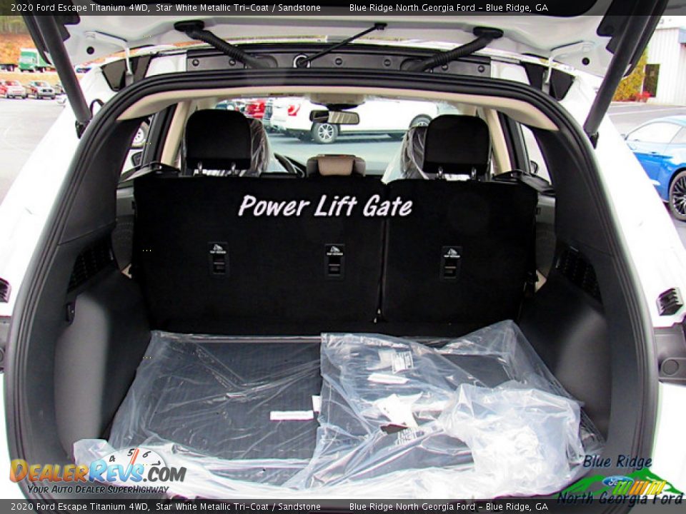 2020 Ford Escape Titanium 4WD Star White Metallic Tri-Coat / Sandstone Photo #13