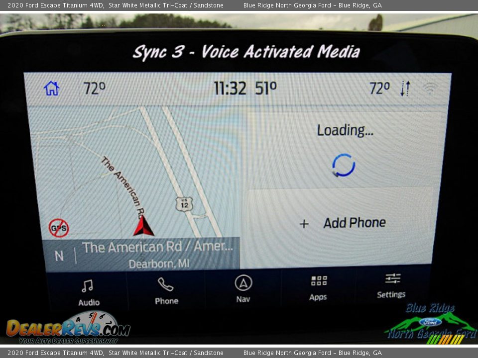 2020 Ford Escape Titanium 4WD Star White Metallic Tri-Coat / Sandstone Photo #19