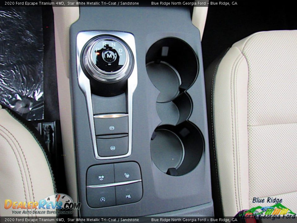 2020 Ford Escape Titanium 4WD Star White Metallic Tri-Coat / Sandstone Photo #24