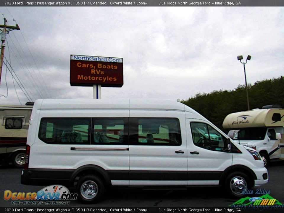 2020 Ford Transit Passenger Wagon XLT 350 HR Extended Oxford White / Ebony Photo #6