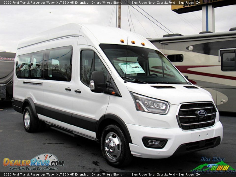 2020 Ford Transit Passenger Wagon XLT 350 HR Extended Oxford White / Ebony Photo #7
