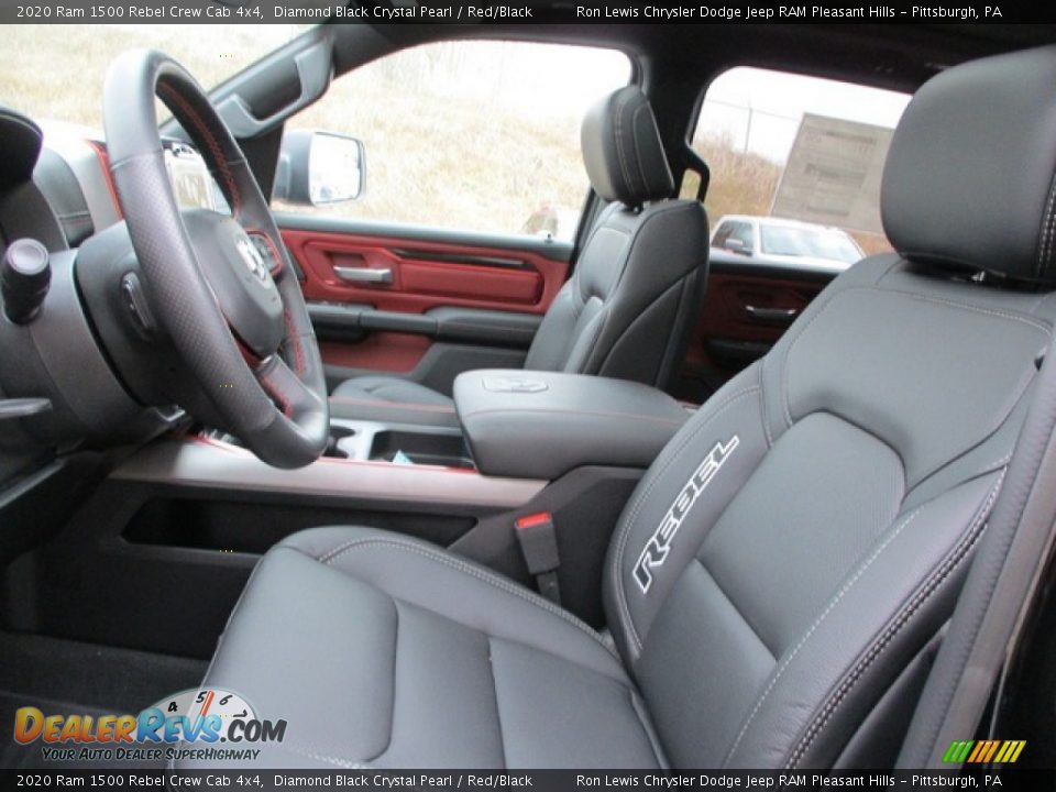 Front Seat of 2020 Ram 1500 Rebel Crew Cab 4x4 Photo #10