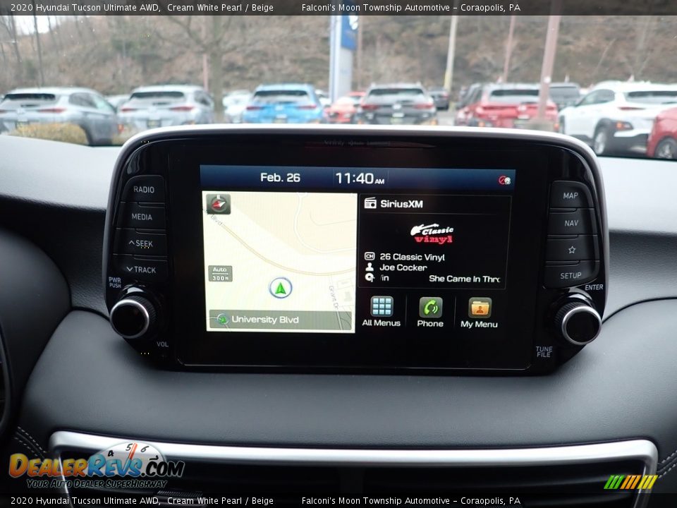 2020 Hyundai Tucson Ultimate AWD Cream White Pearl / Beige Photo #14