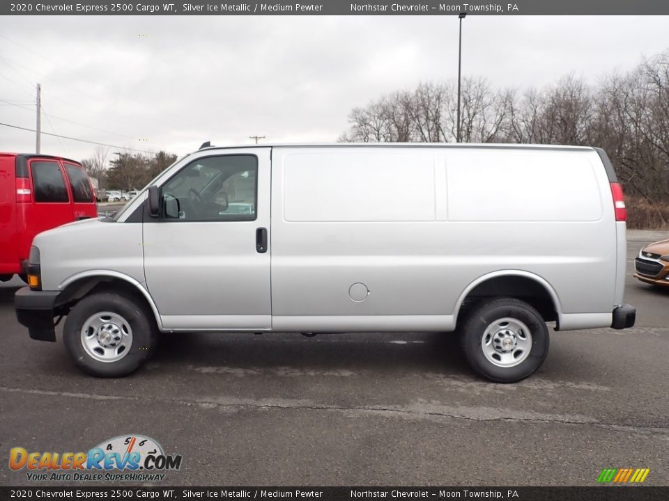 Silver Ice Metallic 2020 Chevrolet Express 2500 Cargo WT Photo #2