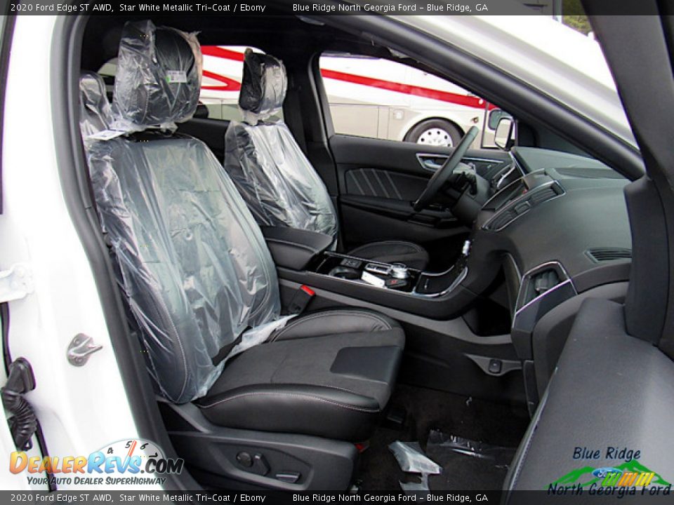 2020 Ford Edge ST AWD Star White Metallic Tri-Coat / Ebony Photo #11