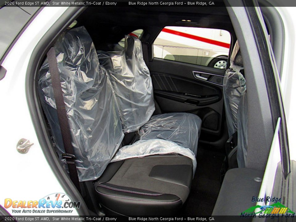 2020 Ford Edge ST AWD Star White Metallic Tri-Coat / Ebony Photo #12