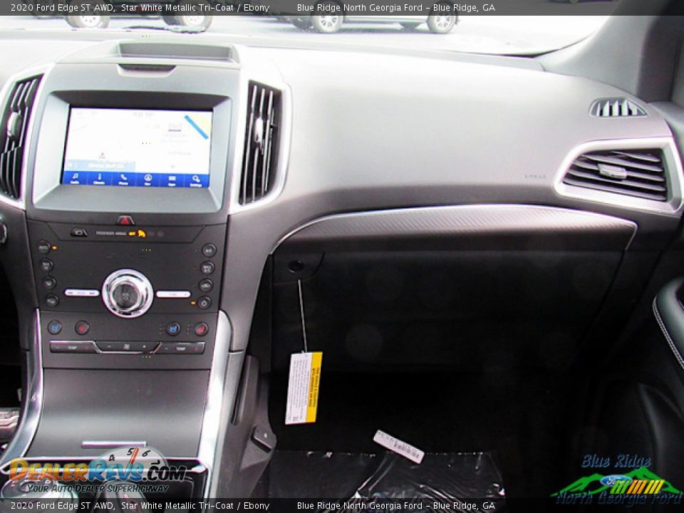 2020 Ford Edge ST AWD Star White Metallic Tri-Coat / Ebony Photo #16