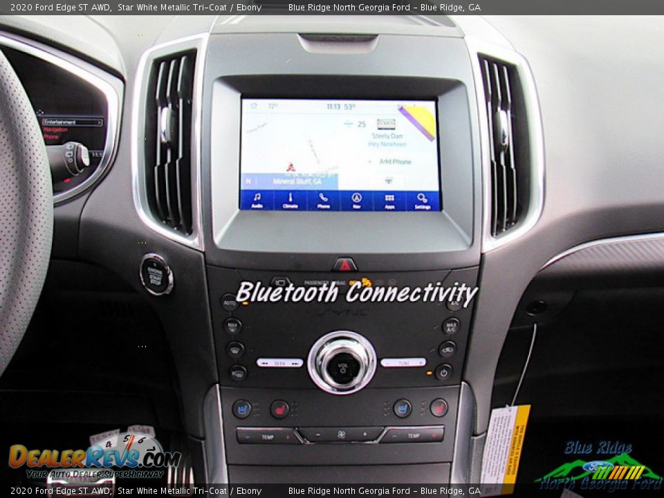 2020 Ford Edge ST AWD Star White Metallic Tri-Coat / Ebony Photo #18