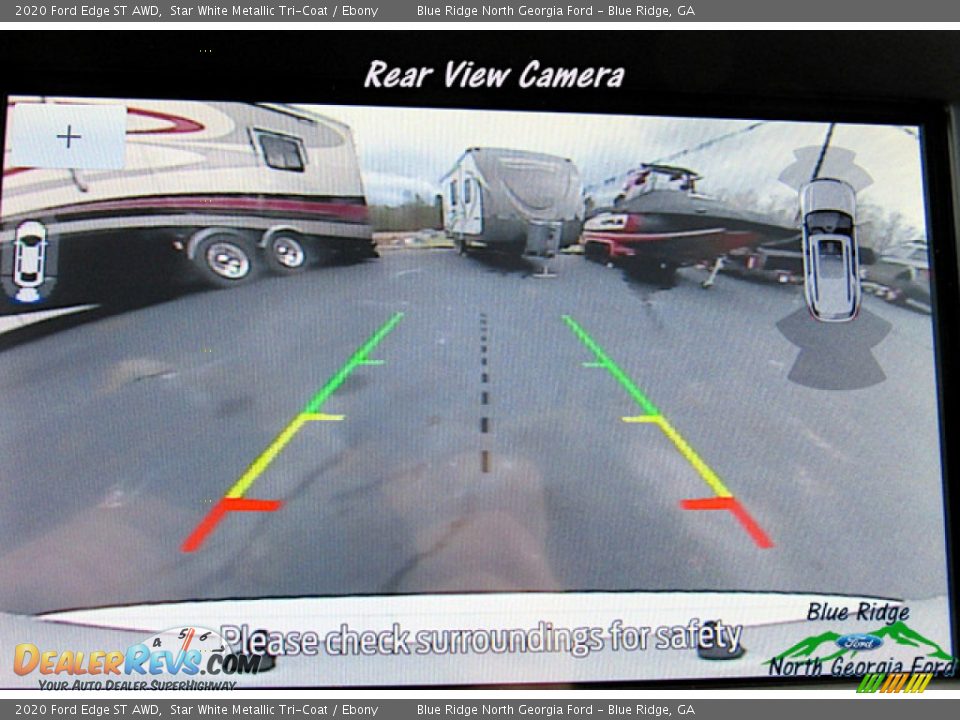 2020 Ford Edge ST AWD Star White Metallic Tri-Coat / Ebony Photo #21