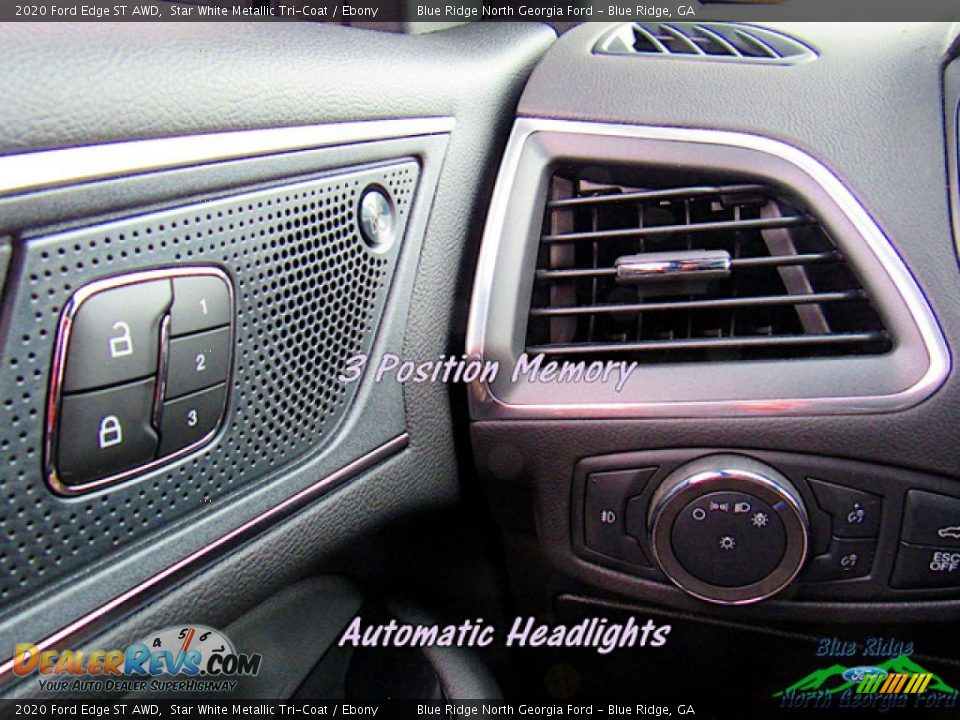 2020 Ford Edge ST AWD Star White Metallic Tri-Coat / Ebony Photo #23