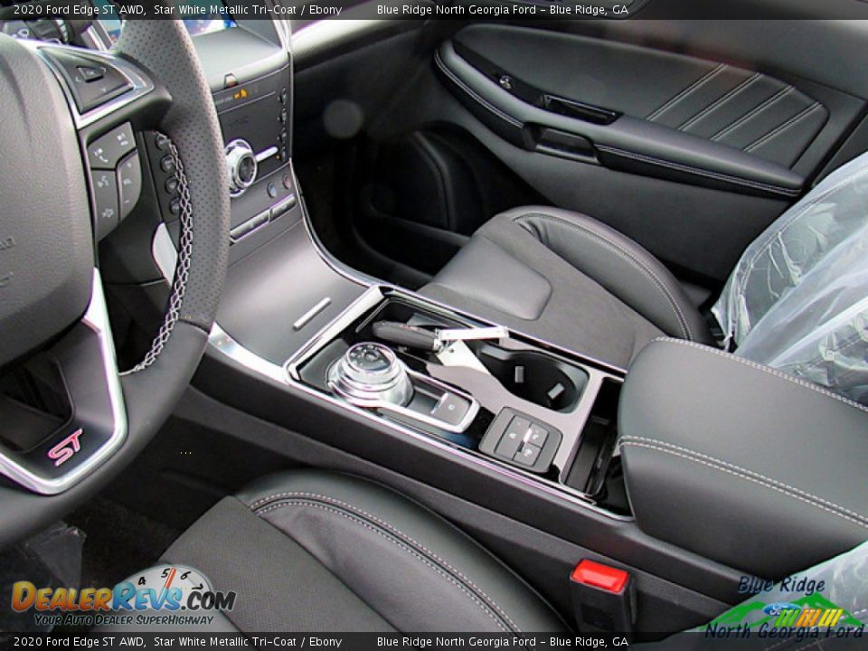 2020 Ford Edge ST AWD Star White Metallic Tri-Coat / Ebony Photo #25