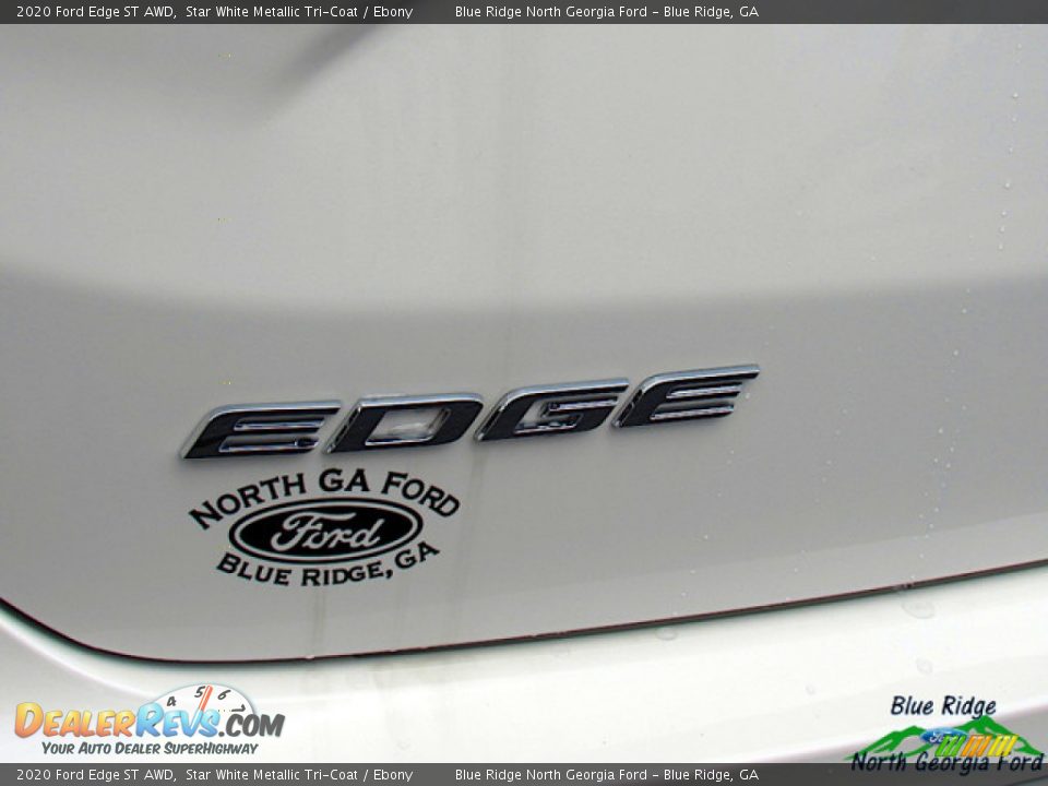 2020 Ford Edge ST AWD Star White Metallic Tri-Coat / Ebony Photo #34