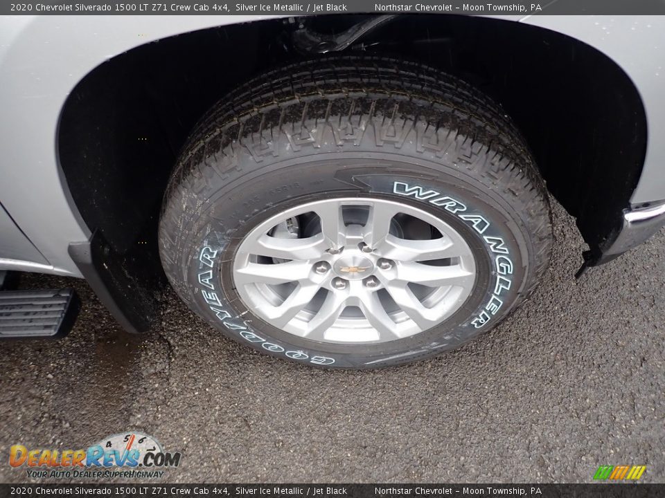 2020 Chevrolet Silverado 1500 LT Z71 Crew Cab 4x4 Silver Ice Metallic / Jet Black Photo #8