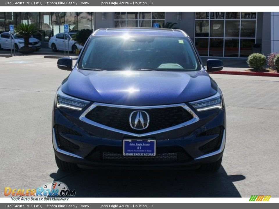 2020 Acura RDX FWD Fathom Blue Pearl / Ebony Photo #3