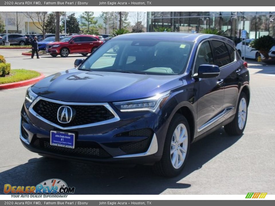 2020 Acura RDX FWD Fathom Blue Pearl / Ebony Photo #4