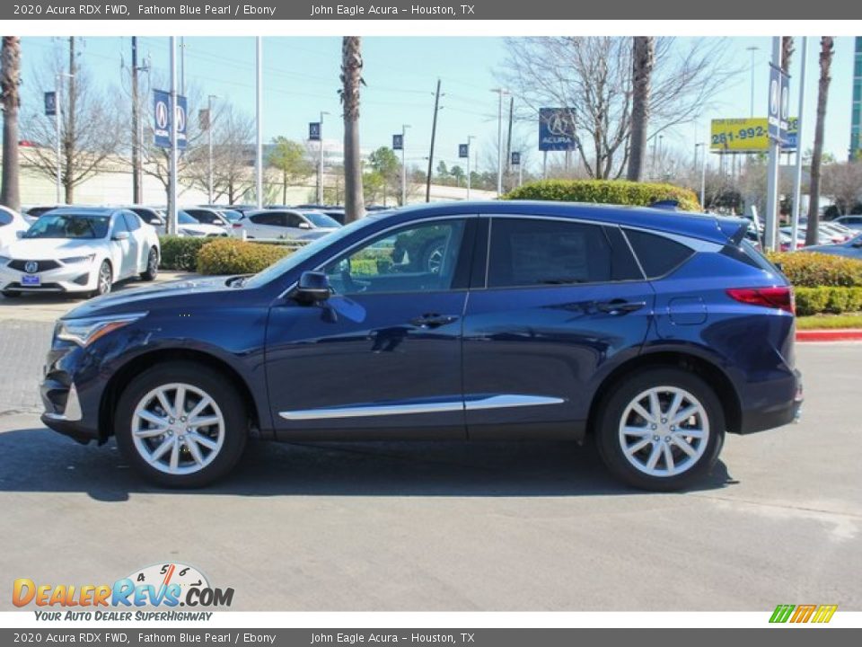 2020 Acura RDX FWD Fathom Blue Pearl / Ebony Photo #5