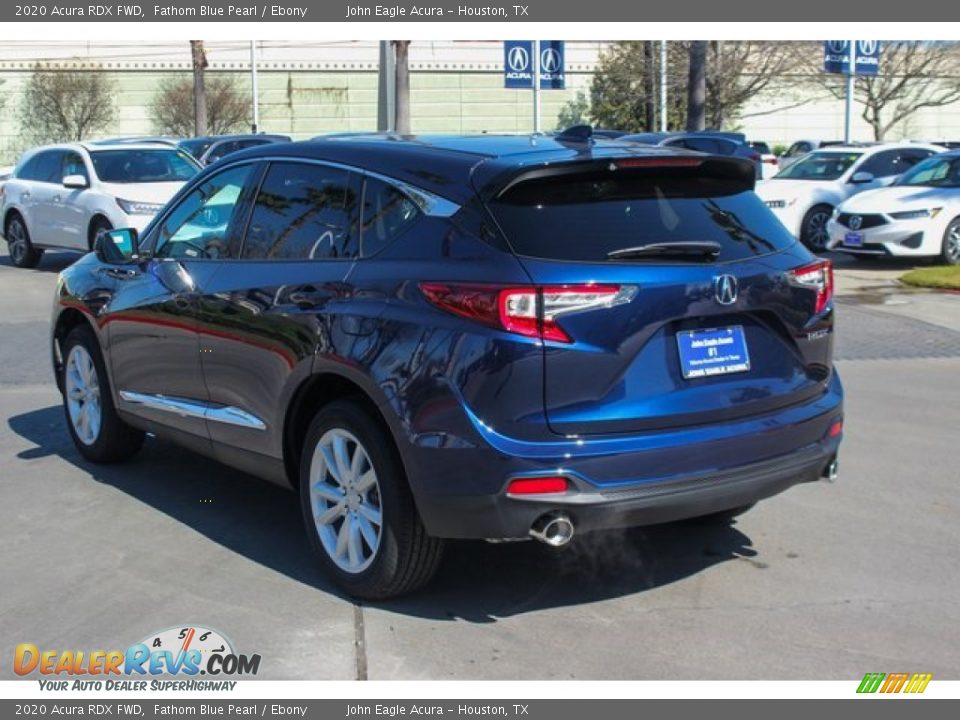 2020 Acura RDX FWD Fathom Blue Pearl / Ebony Photo #6