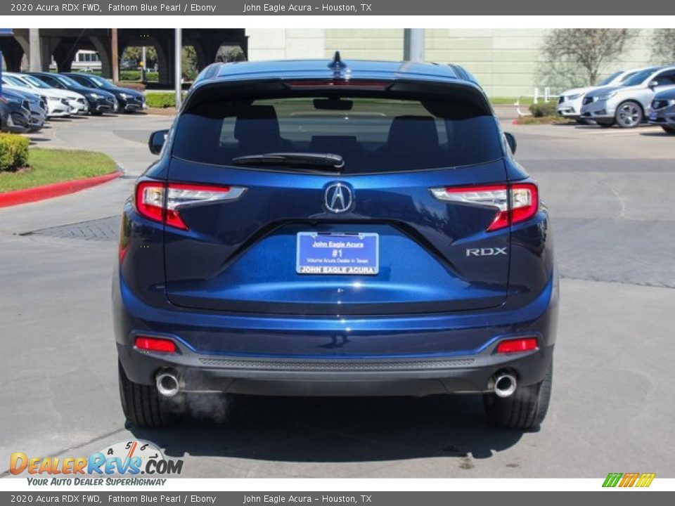 2020 Acura RDX FWD Fathom Blue Pearl / Ebony Photo #7