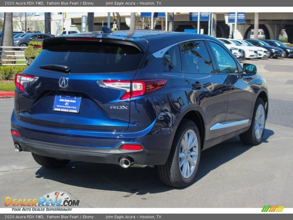 2020 Acura RDX FWD Fathom Blue Pearl / Ebony Photo #8