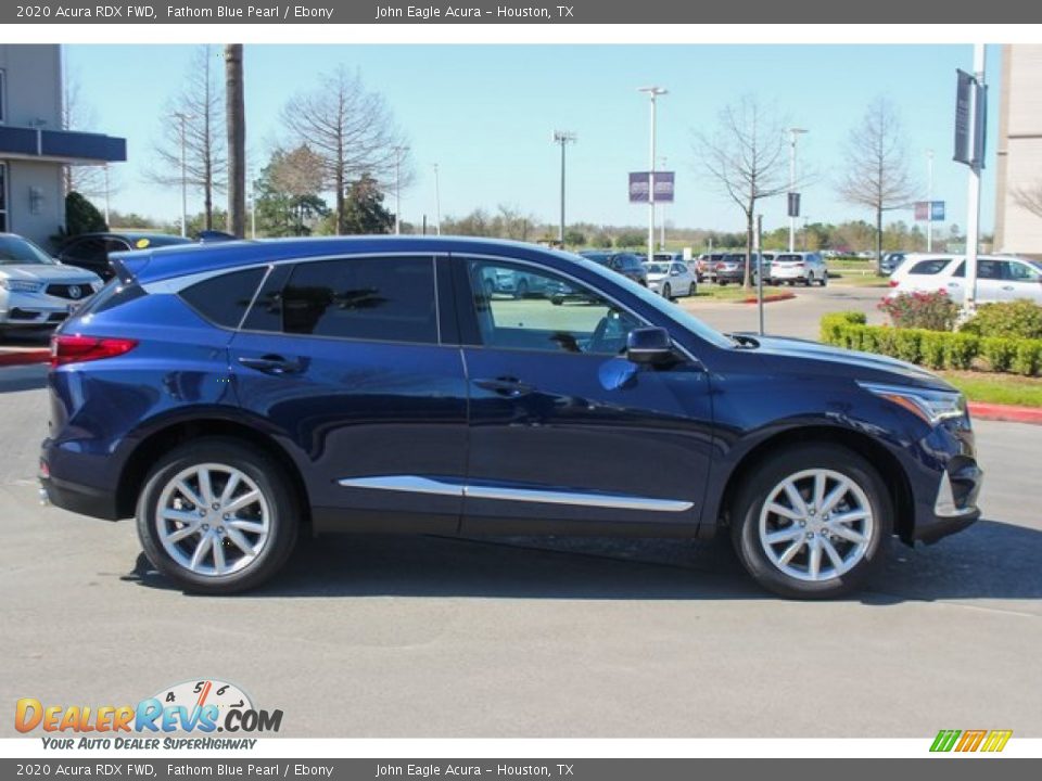 2020 Acura RDX FWD Fathom Blue Pearl / Ebony Photo #9