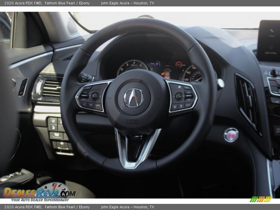 2020 Acura RDX FWD Fathom Blue Pearl / Ebony Photo #31