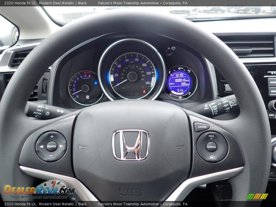 2020 Honda Fit LX Modern Steel Metallic / Black Photo #15