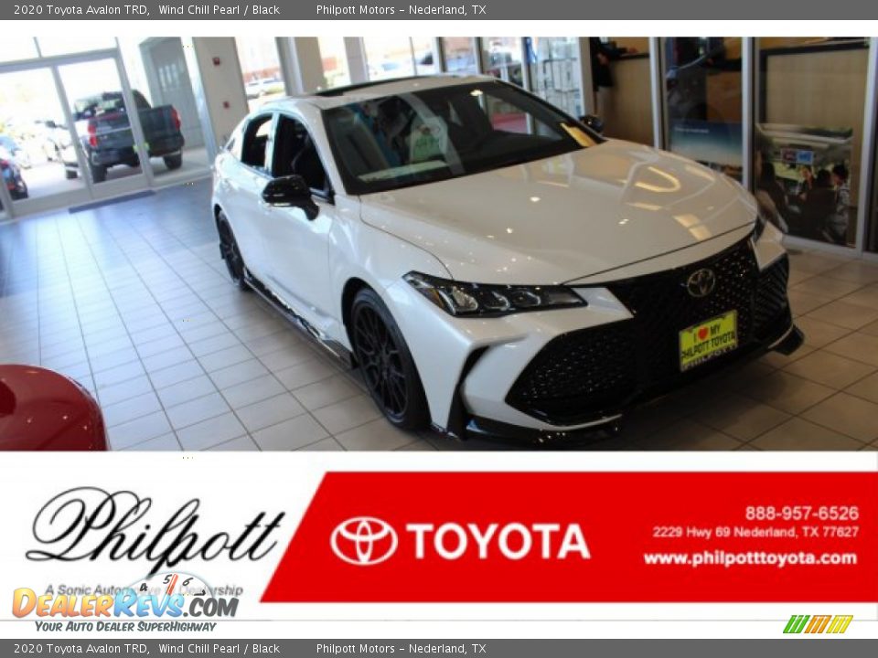 2020 Toyota Avalon TRD Wind Chill Pearl / Black Photo #1